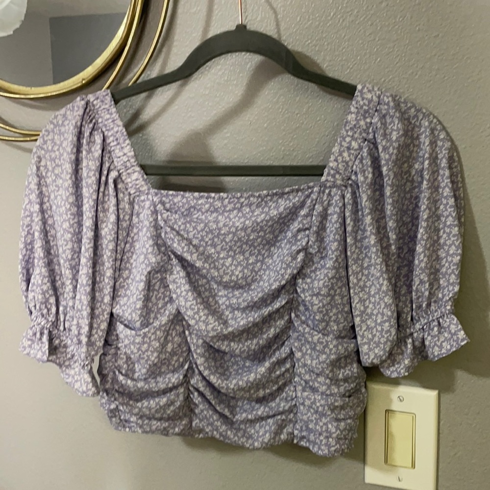 Purple blouse